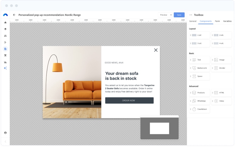 Contenido dinámico de Connectif