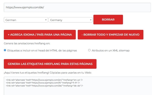 SEO hreflang