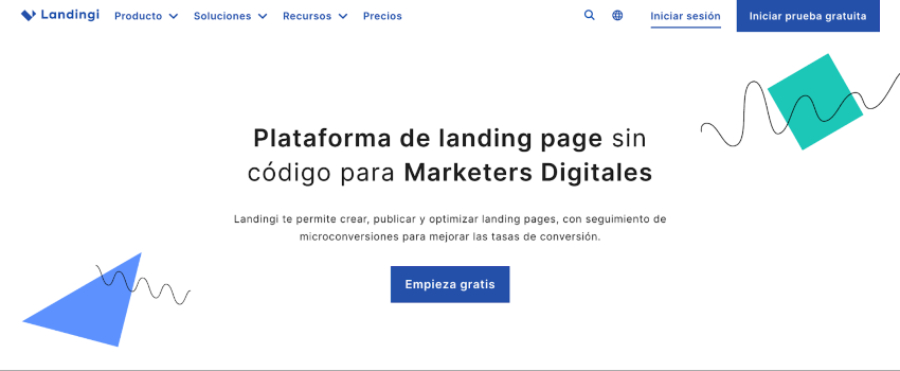 Landingi herramienta de landing page