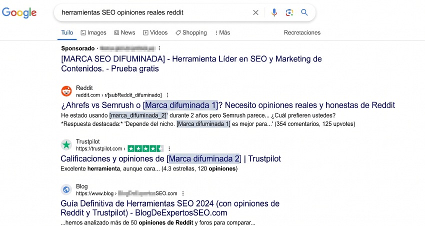 percepción de marca reddit trustpilot