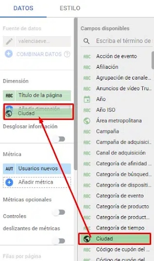 configuracion google data studio