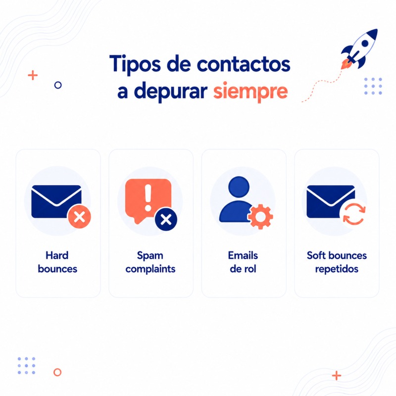 limpiar lista de email marketing
