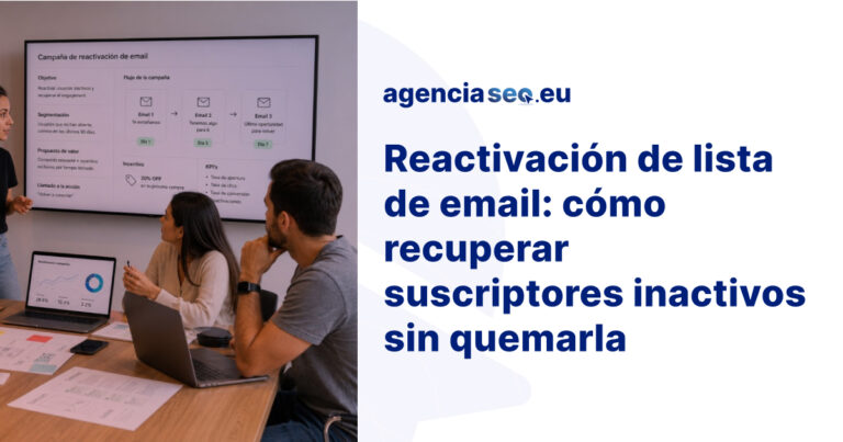 email reactivación lista