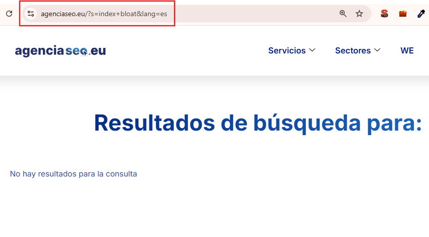 Qué es el index bloat en SEO